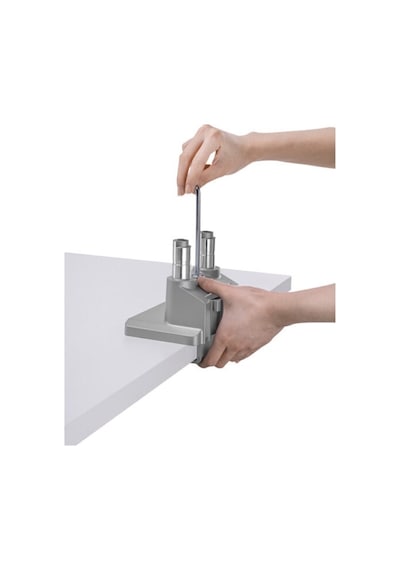 17-32 İnç Uyumlu İki Kollu Amortisörlü Gri Monitör Kolu Ldt62-c024