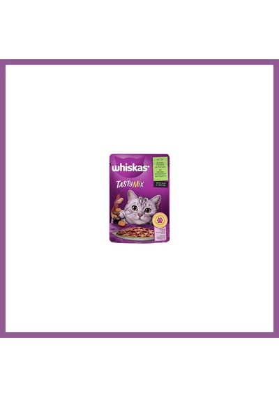 Whiskas Pouch Tastymix Sos İçinde Kuzulu Tavuklu Ve Havuçlu Yetişkin Kedi Konservesi 85 Gr Rengaren