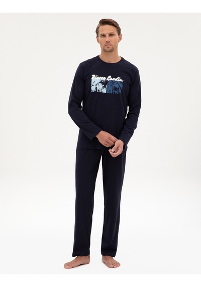 Pierre Cardin Erkek Lacivert Pijama Takım 50322631-200 Lacivert