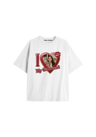 Kalic Studio Lana Del Rey Oversize T-shirt Kod14 Beyaz-14
