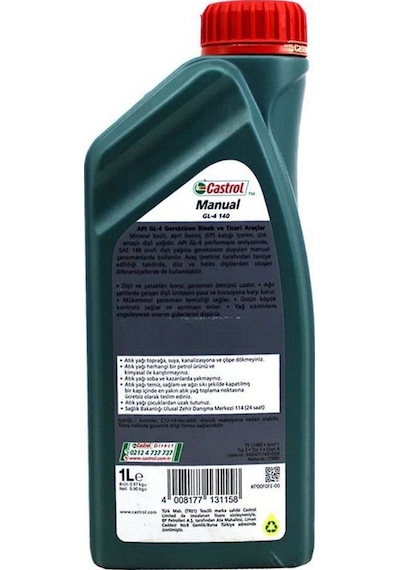 Manual Gl-4 140 1 Lt Manuel Transmisyon Yağı