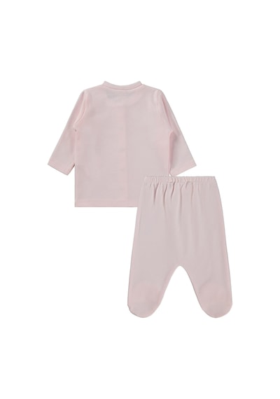 Civil Baby Düz 1-6 Ay Pijama Takımı - Pudra