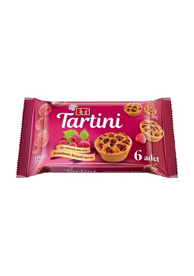 Eti Tartini Turta 114 G Frambuaz - Nefis Ev Yapımı Lezzet 4'li Avantaj Paketi - 4 Adet Tarı