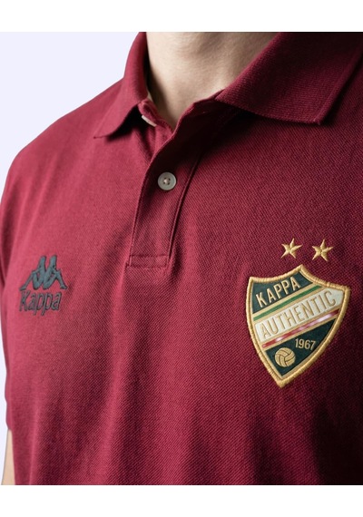 Kappa Paul Polo Erkek Bordo Regular Polo Yaka Tişört