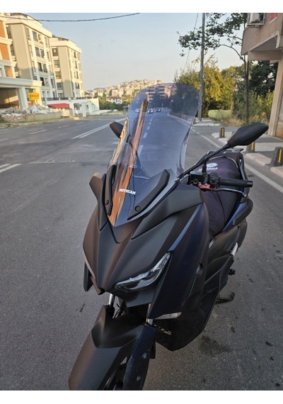 Motocam Yamaha Xmax Ön Cam 2018-2022 Model 65cm Füme Renkli 4mm