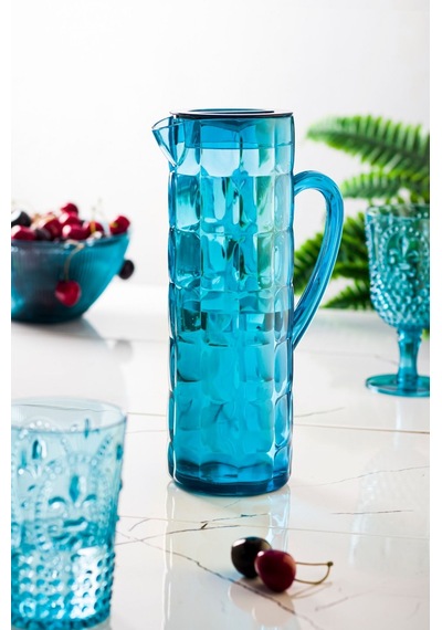 Arkilik Allegra 1,5 L Aquamarin Sürahi -Buzdolabı Kapak Rafına Sığar
