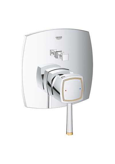 Grohe Ankastre Banyo Bataryası 2 Çık. Grandera Kr/Altın- 24068Ig0 Krom
