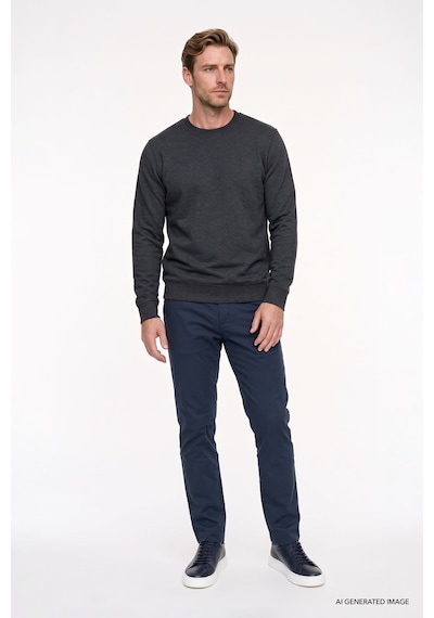 AC&Co / Altınyıldız Classics Erkek Antrasıt Melanj Standart Fit Normal Kesim 2 İplik Recycle Pamuklu Bisiklet Yaka Sweatshirt Antrasit Melanj AC&Co / Altınyıldız Classics Erkek Antrasıt Melanj Standart Fit Normal Kesim 2 İplik Recycle Pamuklu Bisiklet Yaka Sweatshirt Antrasit Melanj