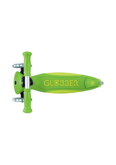 Globber Elite Deluxe Işıklı Scooter - Elma Yeşili Yeşil