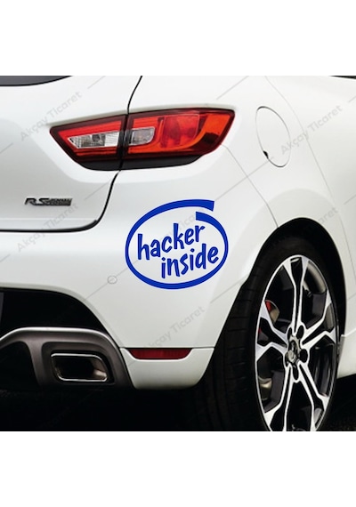 Hacker Inside Sticker Notebook Sticker Araba Sticker