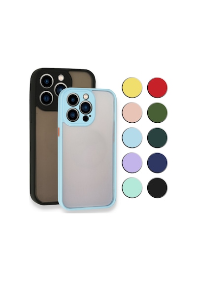 FitCase Apple Uyumlu iPhone 13 Pro Max Montrea Silikon Arka Kapak