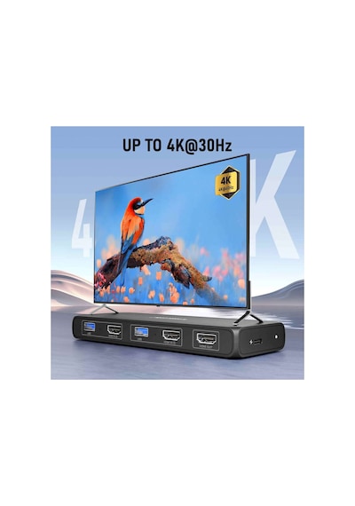 G98, 2 Bilgisayar 1 Monitör Çoklayıcı Kvm Switch, Görüntü Aktarıcı, Yazıcı Klavye Mouse Paylaştırıcı