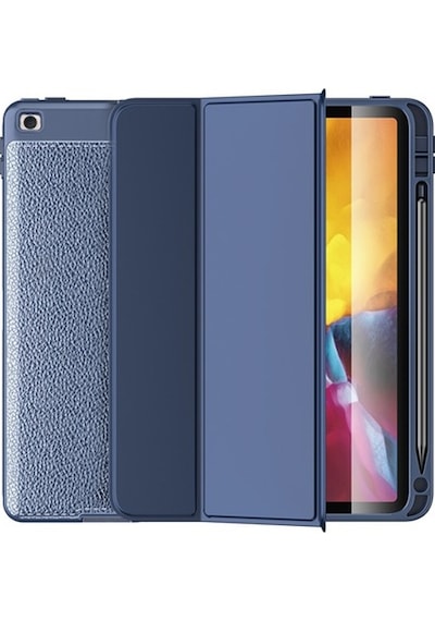 Apple Uyumlu iPad  7 . Nesil 10.2 Kılıf Wlons Kalem Bölmeli Case A2197 A21