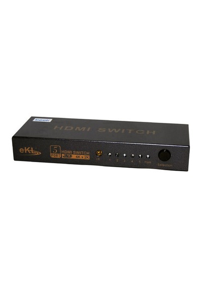 Beek Bs-vsw-hd51uh 5 Port Giriş 1 Port Çıkış 4k 3d Uzaktan Kumandalı Hdmı Görüntü Çoklayıcı