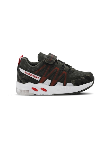Slazenger Elıps Unisex Çocuk Haki Kamuflaj Sneaker Haki Kamuflaj