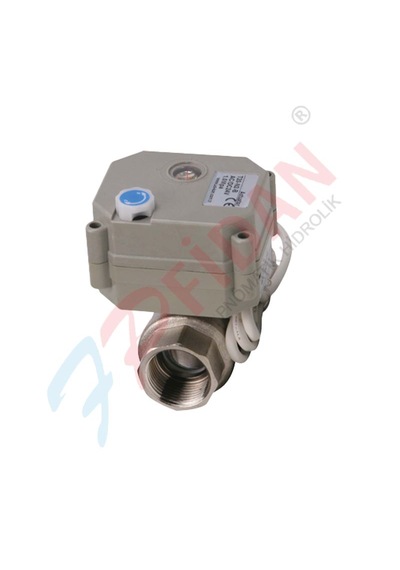Evm20 500ma 1.0mpa Ac/dc24v Dn20 3/4 İki Yollu Motorlu Vana