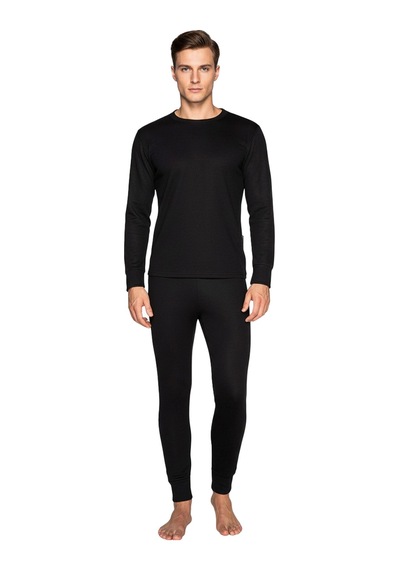 Thermoform Active Yetişkin Termal İçlik Set Siyah Çok Renkli
