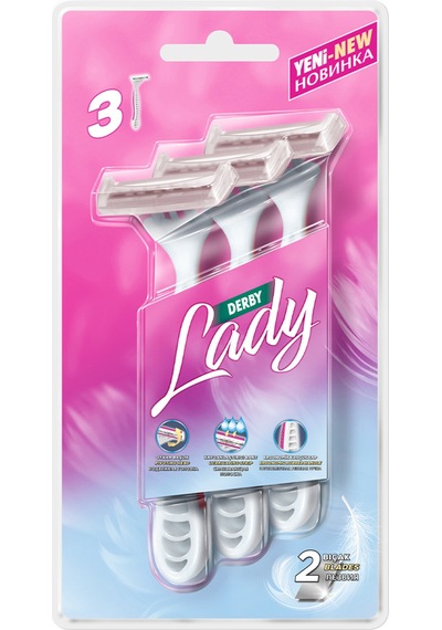 Derby Lady Platinum Blister 3'lü