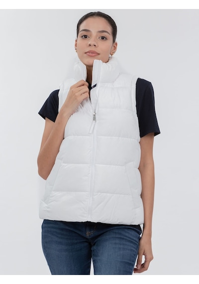 Tommy Hilfiger Tommy Hılfıger Kadın Yelek Tw4mp372-wht Tw4mp372-wht Beyaz Beyaz