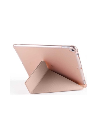 Apple Uyumlu iPad Pro 12.9 2020 Premium Standlı Katlanabilir Kalemlikli Trifolding Kılıf