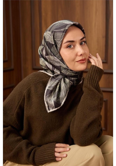 Silk Home Twill İpek Eşarp 11488-38 Antrasit