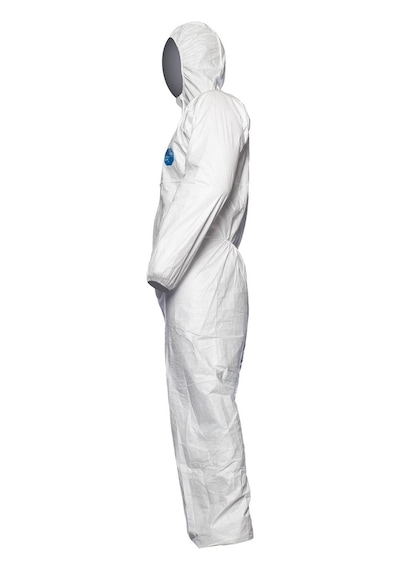 Tyvek 500 Xpert Başlıklı Kimyasal Koruyucu Tek Kullanımlıktulum Xl