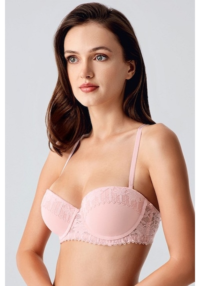 New Bra 33-8370 Desteksiz Sütyen Pudra