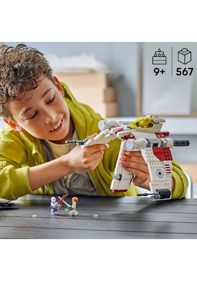 LEGO® Star Wars: Kon Savaşları V-19 Torrent Starfighter 75432 - 9 Yaş ve Üzeri Çocuklar için Yaratıcı Oyuncak Yapım Seti (567 Parça)