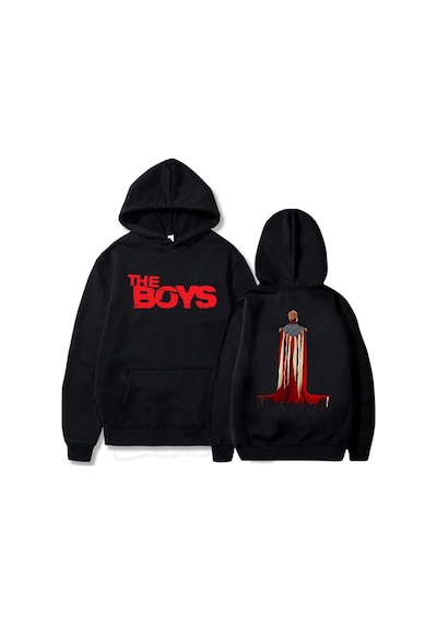 Tarzsokak Siyah Unisex Homelander Grafik Moviethe-boys Streetwear Hip Hop Rahatk
