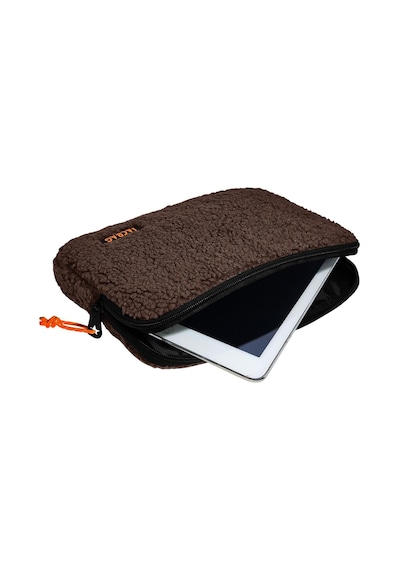Jacbag Teddy Kahverengi/turuncu Peluş Erkek Çocuk Tablet Çantası Tablet Kılıfı