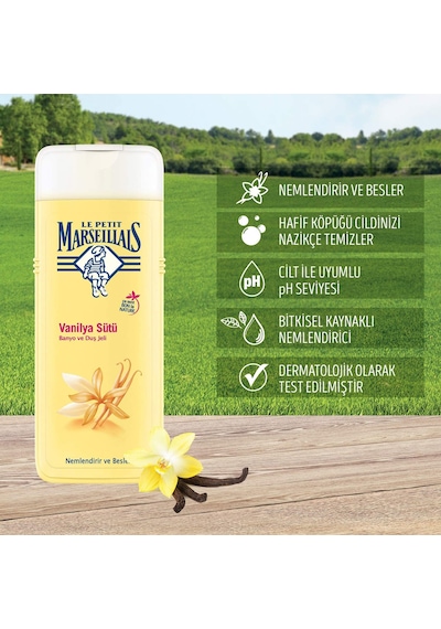 Le Petit Marseillais Vanilya Sütü Banyo ve Duş Jeli 400 ML