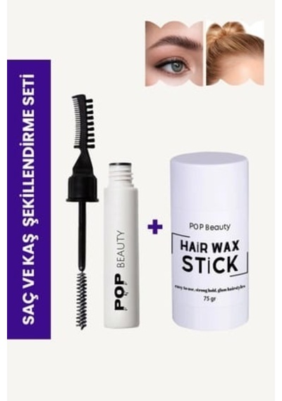 Kaş Sabitleyici Ve Şekillendirici & Saç Şekillendirici Stick Wax Şeffaf