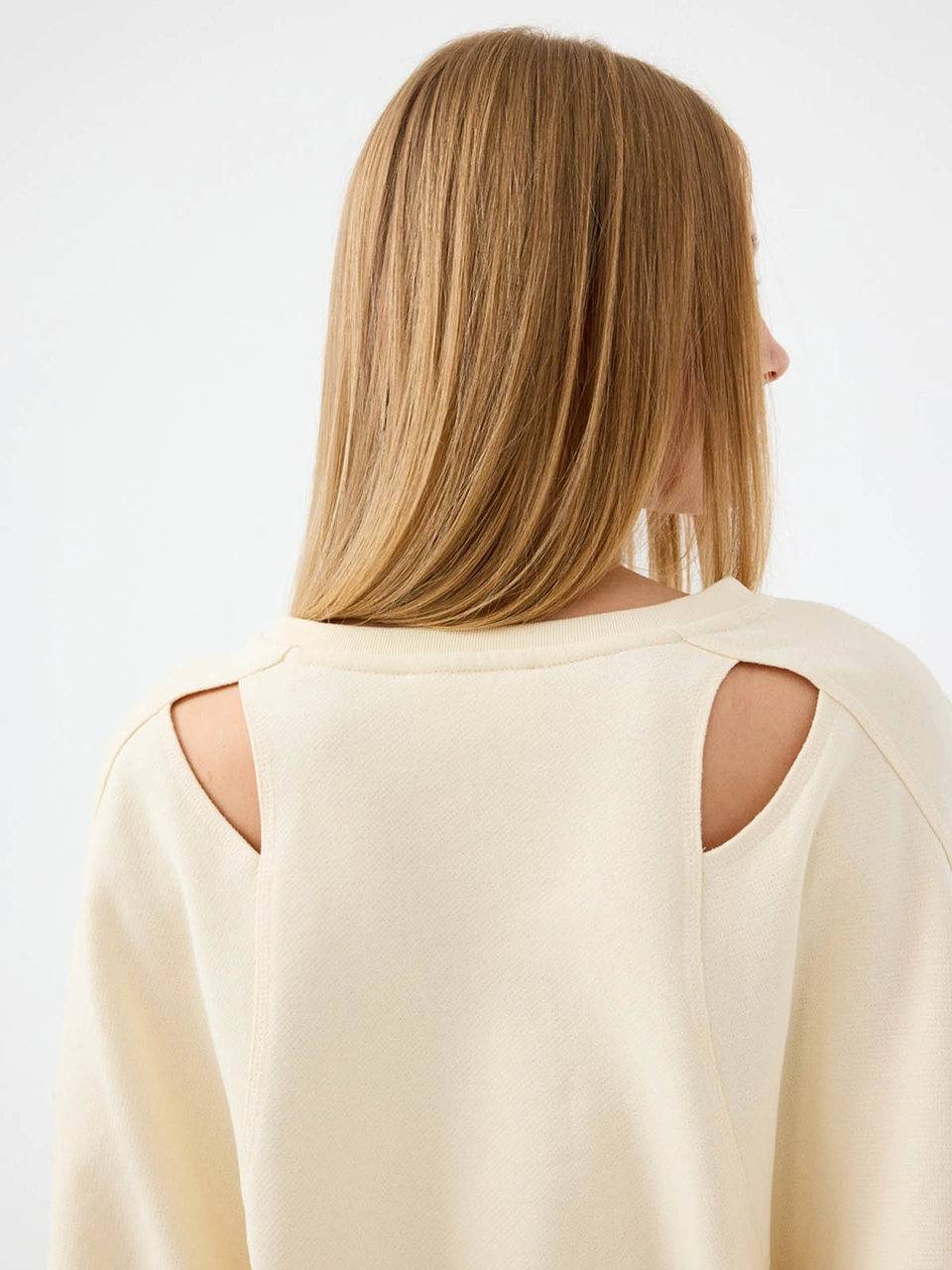 Loft Oversize Ekru Kadın Sweatshirt Lf2041043 Ekru