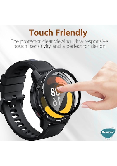 Microsonic Xiaomi Watch 2 Pro Tam Kaplayan Nano Cam Ekran Koruyucu
