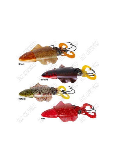 Seabor Cuttle Fish 12cm 80gr Silikon Kalamar Jig Yem