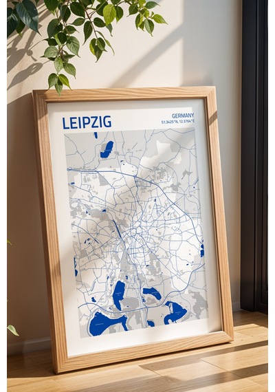 Leipzig Almanya Germany Haritası Çerçeveli Tablo Lüks Salon Ofis Duvar Dekorasyonu Hediyelik Tablo Kayın Leipzig Almanya Germany Haritası Çerçeveli Tablo Lüks Salon Ofis Duvar Dekorasyonu Hediyelik Tablo Kayın