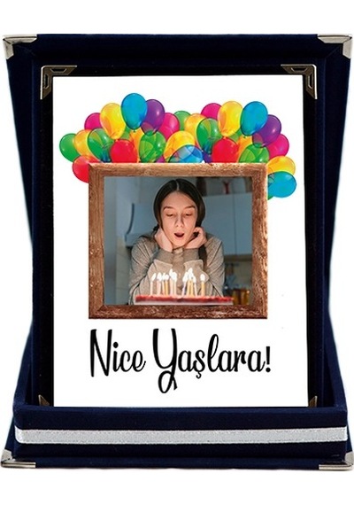 Nice Yaşlara Fotoğraflı Doğum Günü Hediyesi Plaket