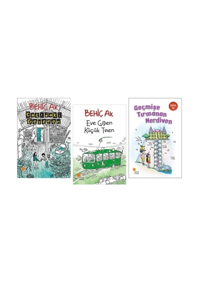 Çatıdaki Gezegen / Eve Giden Küçük Tren / Geçmişe Tırmanan Merdiven 3 Kitap Set