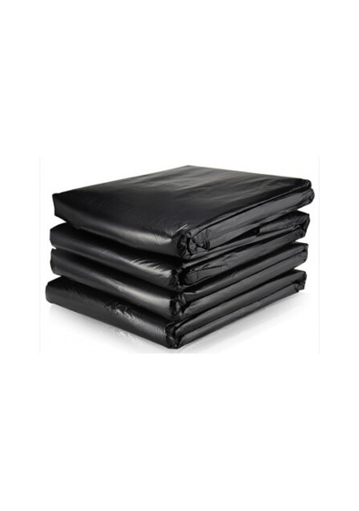 Endüstriyel Jumbo Boy Dökme Çöp Torbası - 80 x 100 Cm. - 250 Mikron - Kalın - 20 Kg. - Siyah - Torba