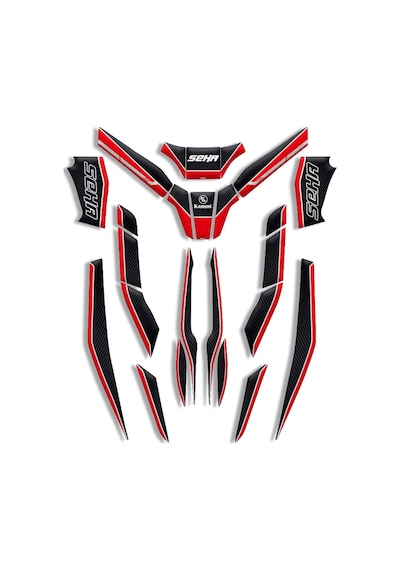Motosıklet Kaplama Kanuni Seha Uyumlu Tank Pad Full Set 05