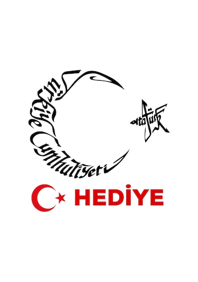 Ay Yıldız Türkiye Cumhuriyeti Sticker Atatürk Sticker Oto Sticker