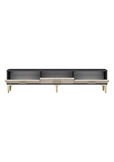 Tsa1832bg Slim Tv Stand, Tv Sehpası Beyaz-gold 180cm
