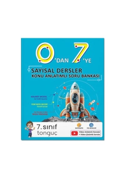 Tonguç Akademi 0'dan 7'ye Sayısal Konu Anlatımlı Soru Bankası