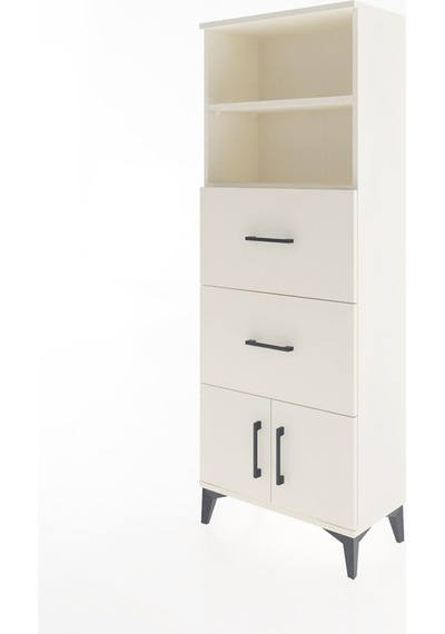 Arges Dolap 2 Raflı 2 Çekmeceli 2 Kapaklı 60x30x163 Aytaşı-ay... Aytaşı