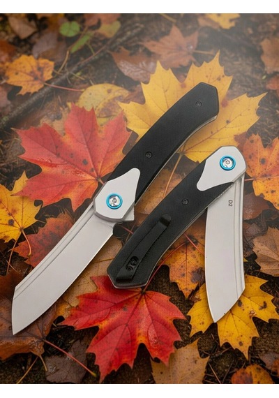Knivox Browning Premium Black G10 Kabze D2 Çelik Klasik Modern Katlanır Bıçak Siyah