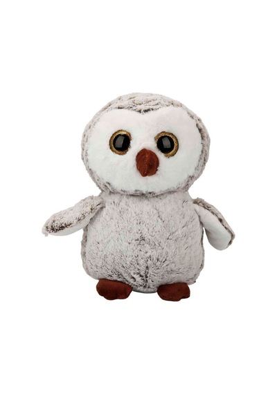 3185 Peluş Baykuş 30 Cm Gri