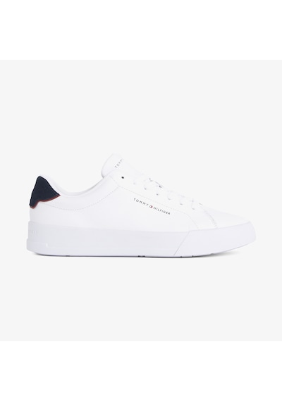Tommy Hilfiger Court Leather Erkek Beyaz Sneaker 026 Fm0fm05367 Beyaz