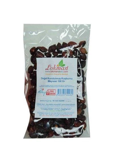 Kuşburnu Doğal Kurutulmuş 100 Gr Paket