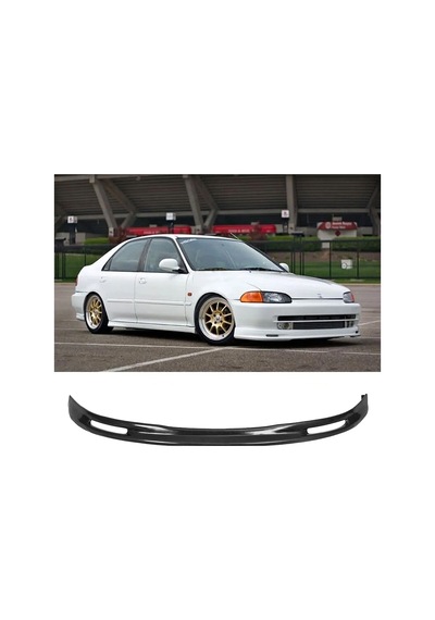 Honda Civic Sedan Mugen Ön Ek Karlık Mat Siyah Plastik 1992 1993 1994 1995 Karlık+bodykit+ek