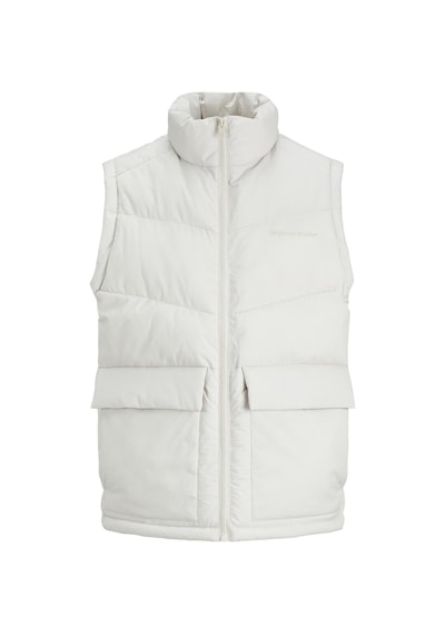 Jack & Jones Mat Yüzey Dolgulu Yelek - Vesterbro 12238853 Moonbeam Koyu Siyah